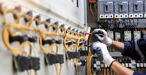 Professional Electrician technician working in East Lexington, VA